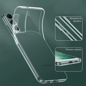 Силиконов калъф за Samsung Galaxy S23 Plus, 2 mm, Прозрачен 3