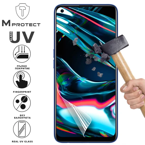 UV Nano Glass Hydrogel Screen Protector for Realme 7 Pro, front shell 1