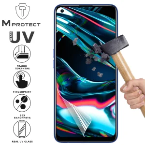 UV Nano Glass Hydrogel Screen Protector for Realme 7 Pro, front shell 1