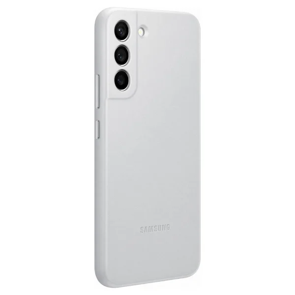 Калъф Samsung Leather Cover за Samsung Galaxy S22 Plus, бял 2