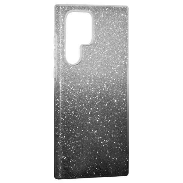 Силиконов калъф Bling за Samsung Galaxy S22 Ultra, Черен 2