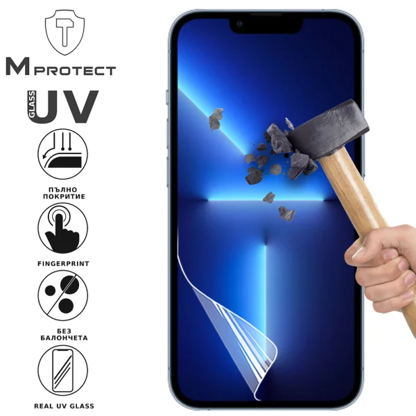 Hydrogel protector UV Flexible Glass for iPhone 13 Pro, Front Shell 1