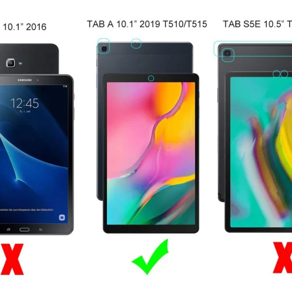 Silicone Back Cover for Samsung Galaxy Tab A 10.1 (2019) SM-T515, Transparent 2
