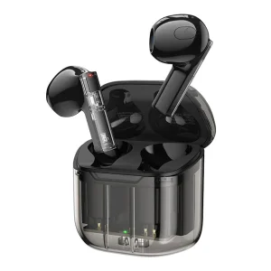 Слушалки Borofone TWS BW23 Crystal Bean Transparent Edition, черен