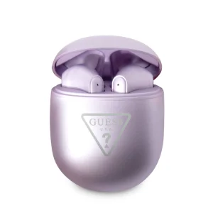 Слушалки Guess True Wireless Triangle Logo BT5.2, GUTWST82TRU, Лилав, TWS, 3666339099350