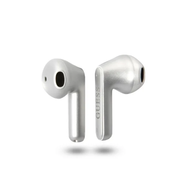 Guess True Wireless Triangle Logo BT5.2 Headphones, GUTWST82TRS, Silver, TWS, 3666339099145 2