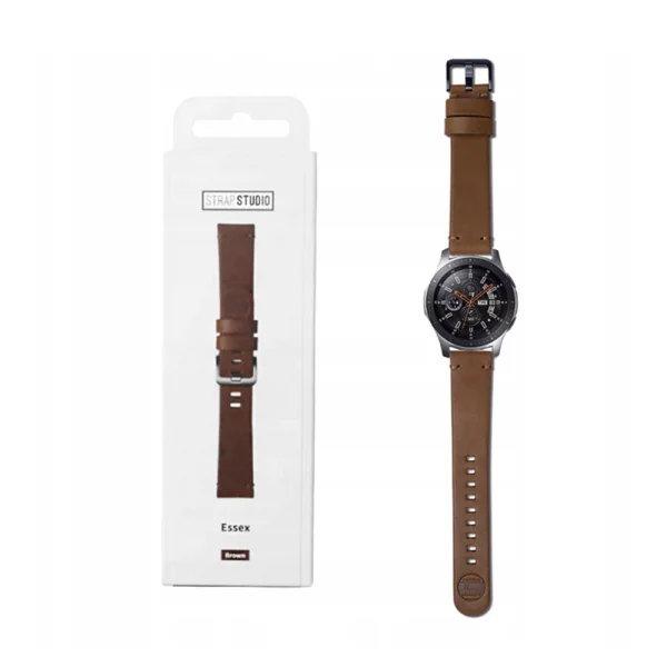sung Essex за Samsung Watch, Watch 3, Active, Кафяв 4