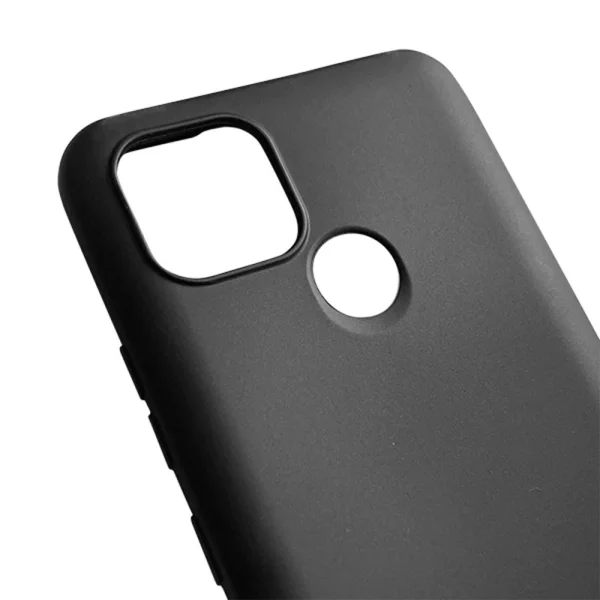 Силиконов калъф Matte за Realme C21Y, черен 2