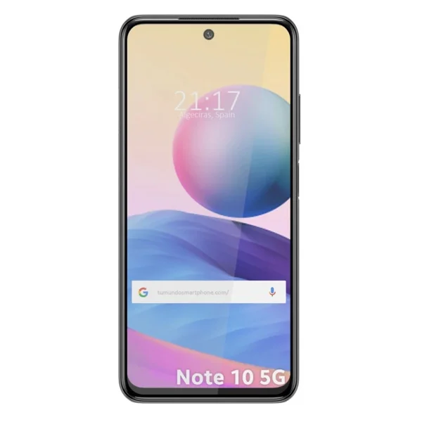 Tempered Glass Screen Protector Full Glue 5D for Xiaomi Redmi Note 10 5G, black 2