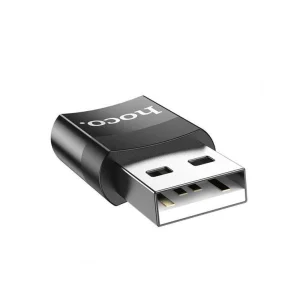 Адаптер HOCO OTG USB A къмType C UA17, female, черен 3
