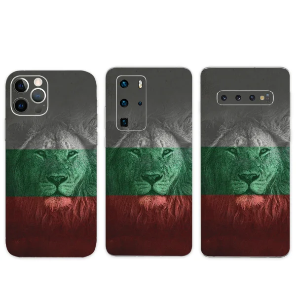 Cut-to-Fit Phone Skin Protector (Back), BG Lion 3D 1