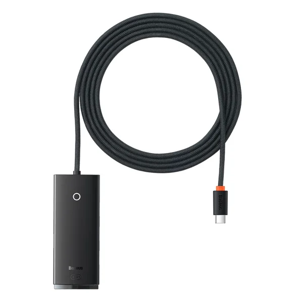Адаптер Baseus Hub, Type C към 4 X USB3.0, 2 m, черен 1