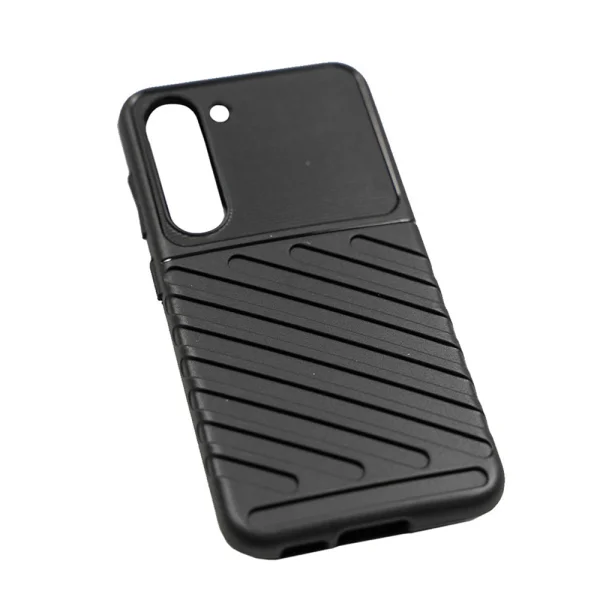Silicone case Thunder for Samsung Galaxy S23 Plus, black 3