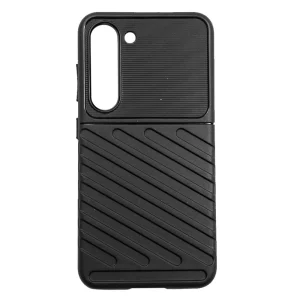 Силиконов калъф Thunder за Samsung Galaxy S23 Plus, черен