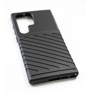 Silicone case Thunder for Samsung Galaxy S23 Ultra, black 3