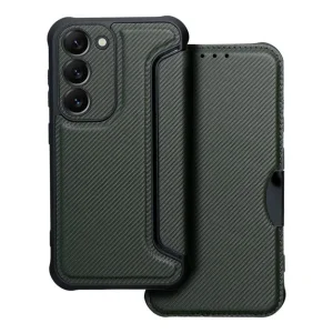 Razor Book Flip Case for Samsung Galaxy S23, dark green