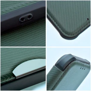 Калъф Тефтер Razor Book за Samsung Galaxy S23, тъмно зелен 3