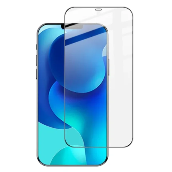 Glass protector Veason 6D Pro Full Glue for iPhone 12 / 12 Pro, black 1