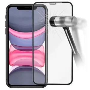 Стъклен протектор Veason 6D Pro Full Glue за iPhone XR / iPhone 11, черен