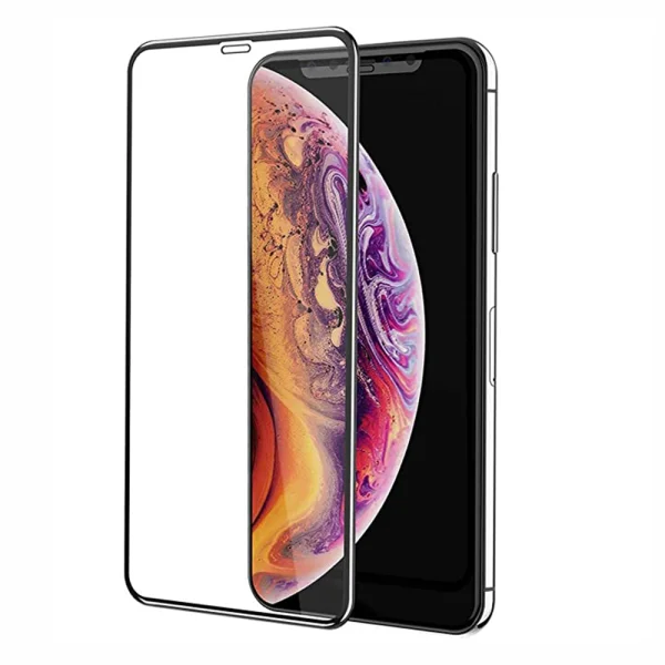 Стъклен протектор Veason 6D Pro Full Glue за iPhone X / iPhone XS / 11 Pro, Черен 1