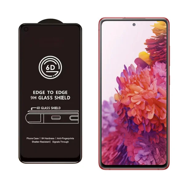 Стъклен протектор Veason 6D Pro Full Glue за Samsung Galaxy S20 FE, Черен 2