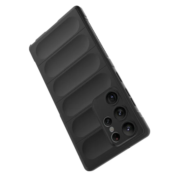 Silicone case Wear-resistant for Samsung Galaxy S23 Ultra, black 3