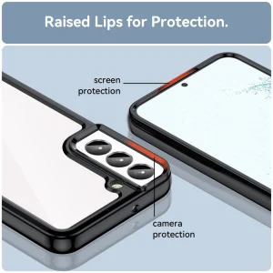 Shockproof case Acrylic Protect for Samsung Galaxy S23, black 6