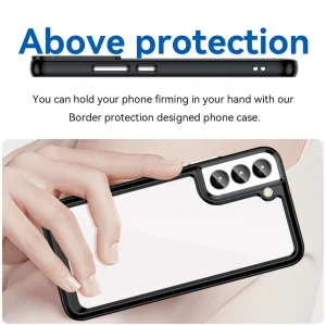 Shockproof case Acrylic Protect for Samsung Galaxy S23 Plus, black 4