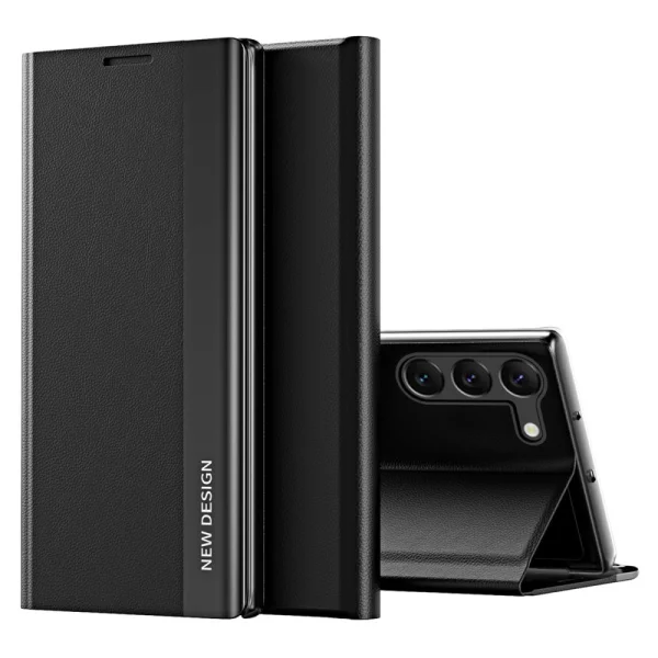 Flip Case Electroplating for Samsung Galaxy S23, black 1