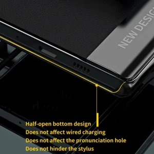 Flip Case Electroplating for Samsung Galaxy S23, black 3