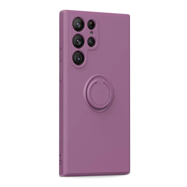 Силиконов калъф Silicone Ring за Samsung Galaxy S23 Ultra, Лилав 3