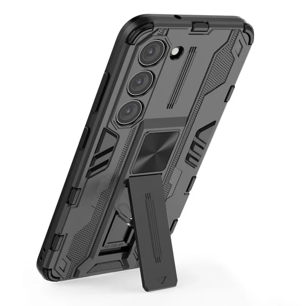 Shockproof case Shockproof for Samsung Galaxy S23, with stand, black 3