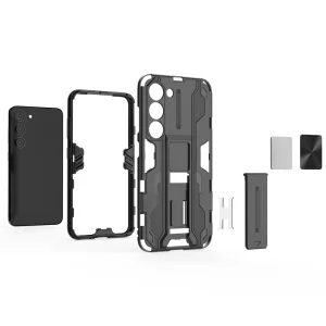 Shockproof case Shockproof for Samsung Galaxy S23, with stand, black 4