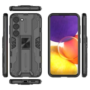 Shockproof case Shockproof for Samsung Galaxy S23, with stand, black 6