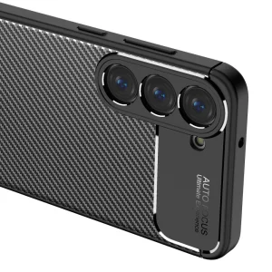 Силиконов Калъф Carbon за Samsung Galaxy S23 Plus, черен 5