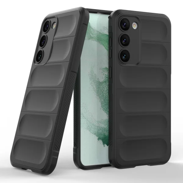 Силиконов калъф Wear-resistant за Samsung Galaxy S23 Plus, черен 2