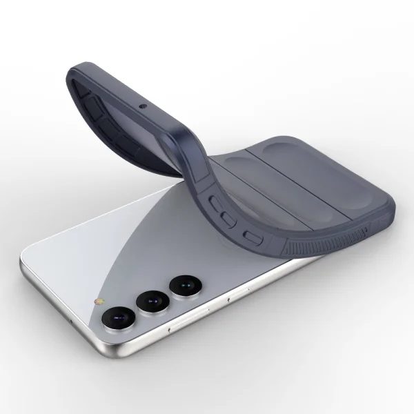 Силиконов калъф Wear-resistant за Samsung Galaxy S23 Plus, син 3