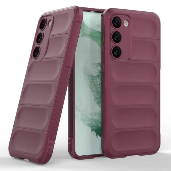 Силиконов калъф Wear-resistant за Samsung Galaxy S23 Plus, червен 2