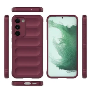 Силиконов калъф Wear-resistant за Samsung Galaxy S23 Plus, червен 6
