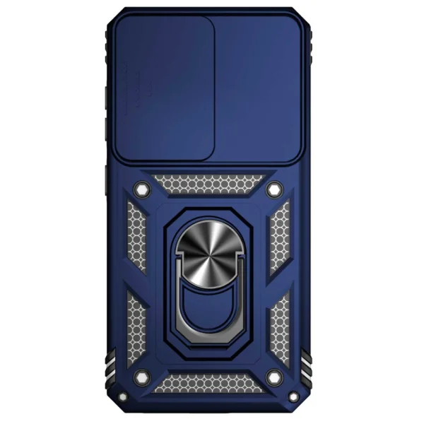 Shockproof Slide Camera case for Samsung Galaxy S23 Plus, with stand, Blue 2