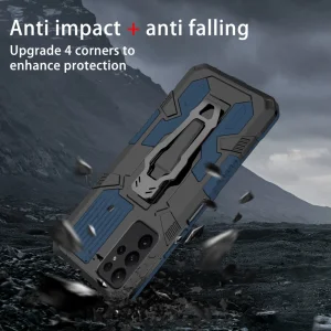 Shockproof Kickstand case for Samsung Galaxy S23 Ultra, Blue 3