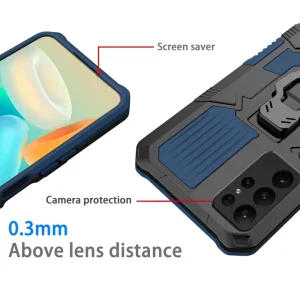 Shockproof Kickstand case for Samsung Galaxy S23 Ultra, Blue 5