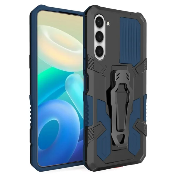 Shockproof Kickstand Case for Samsung Galaxy S23, Blue 1
