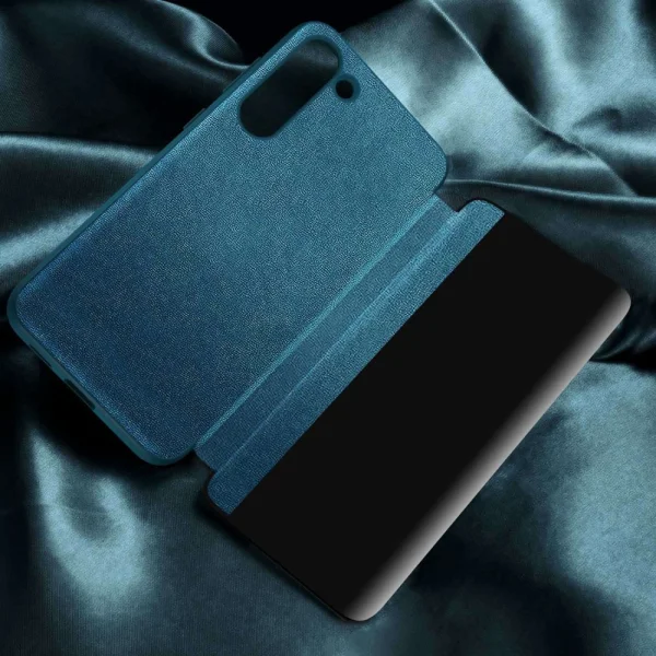 Leather Wallet Case for Samsung Galaxy S23 Plus, Blue 5
