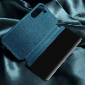 Leather Wallet Case for Samsung Galaxy S23 Plus, Blue 5