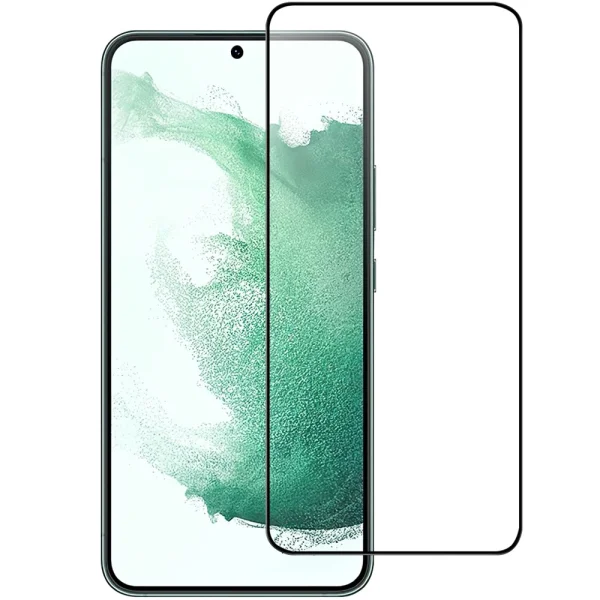 Стъклен Протектор 5D Full Glue за Samsung Galaxy S23 Plus / S22 Plus 5G, Черен 1