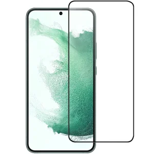 Стъклен Протектор 5D Full Glue за Samsung Galaxy S23 Plus / S22 Plus 5G, Черен