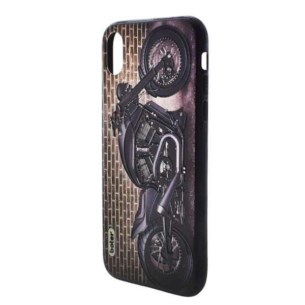 Boter plastic back cover for iPhone XR (6.1), Motorcyclist 2