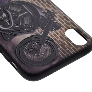 Boter plastic back cover for iPhone XR (6.1), Motorcyclist 3
