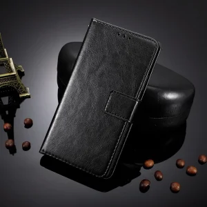 Wallet Case Crazy Horse for Nokia G11 Plus, Black 5